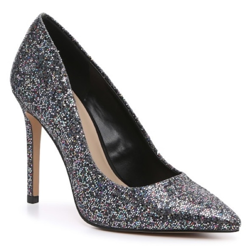 Mix No. 6 Danyah Pumps in Black Sparkles - size 6M